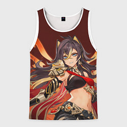 Майка-безрукавка мужская Dehya Genshin Impact, цвет: 3D-белый