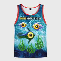 Майка-безрукавка мужская Subnautica, цвет: 3D-красный
