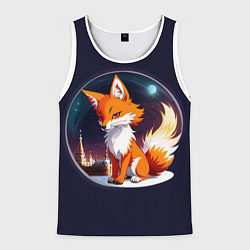 Мужская майка без рукавов Лисичка в Москве