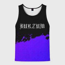 Мужская майка без рукавов Burzum purple grunge