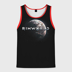 Мужская майка без рукавов Rimworld planet