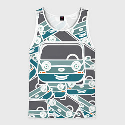 Мужская майка без рукавов Абстракция машина