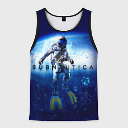 Мужская майка без рукавов Subnautica аквалангист