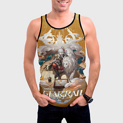 Майка-безрукавка мужская Цзин Юань Хонкай Стар Рейл, цвет: 3D-черный — фото 2