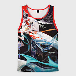Майка-безрукавка мужская Шань гуй ю яо, цвет: 3D-красный
