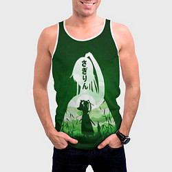 Майка-безрукавка мужская Sagi-rin, цвет: 3D-белый — фото 2