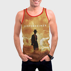 Майка-безрукавка мужская Оппенгеймер, цвет: 3D-красный — фото 2
