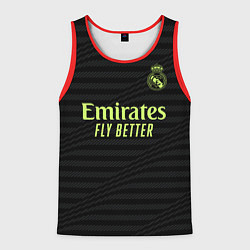 Майка-безрукавка мужская Карим Бензема Реал Мадрид форма 2223 третья, цвет: 3D-красный