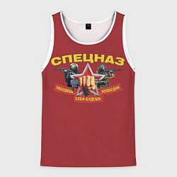 Мужская майка без рукавов Победишь себя будешь непобедим