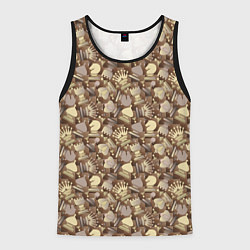 Майка-безрукавка мужская Шахматный Король - Chess, цвет: 3D-черный