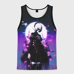 Мужская майка без рукавов Nier automata 2b neon