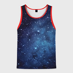 Майка-безрукавка мужская Звездное небо - нейросеть, цвет: 3D-красный