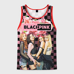 Майка-безрукавка мужская Blackpink - girls, цвет: 3D-красный