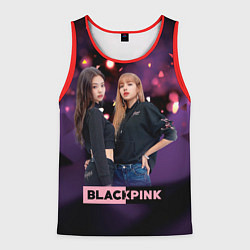 Майка-безрукавка мужская Blackpink purple, цвет: 3D-красный