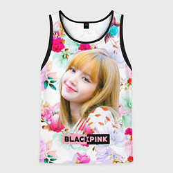 Майка-безрукавка мужская Blackpink Lisa, цвет: 3D-черный