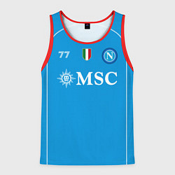 Мужская майка без рукавов Хвича Кварацхелия Наполи форма 2324 домашняя