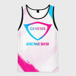 Мужская майка без рукавов Genesis neon gradient style