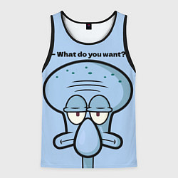 Мужская майка без рукавов Сквидвард