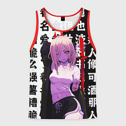 Мужская майка без рукавов Пауэр демон - Человек бензопила