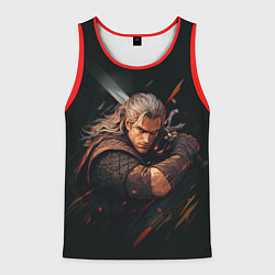 Мужская майка без рукавов Ведьмак Геральт - персонаж