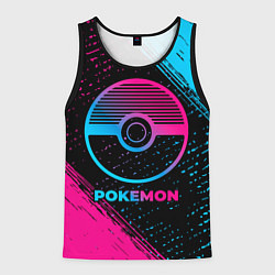 Мужская майка без рукавов Pokemon - neon gradient