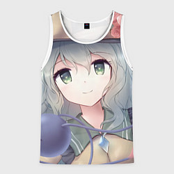 Мужская майка без рукавов Touhou Project Улыбающаяся Койши Комейдзи