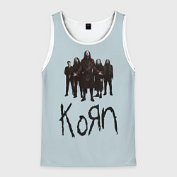 Мужская майка без рукавов Korn band