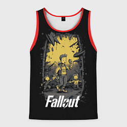 Майка-безрукавка мужская Fallout boys, цвет: 3D-красный