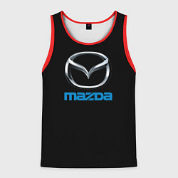 Майка-безрукавка мужская Mazda sportcar, цвет: 3D-красный