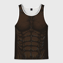 Майка-безрукавка мужская Костюм оборотня, цвет: 3D-белый