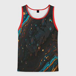 Мужская майка без рукавов Разводы на нефтяной луже