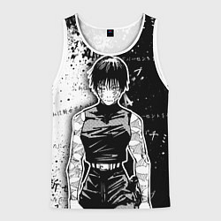 Майка-безрукавка мужская Маки Зенин из Jujutsu kaisen, цвет: 3D-белый
