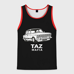 Майка-безрукавка мужская TAZ Mafia, цвет: 3D-красный