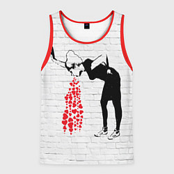 Мужская майка без рукавов Девушку тошнит от любви