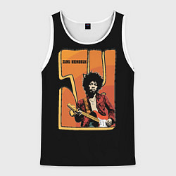 Мужская майка без рукавов Джими Хендрикс темный