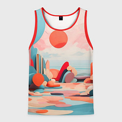 Мужская майка без рукавов Геометрия природы