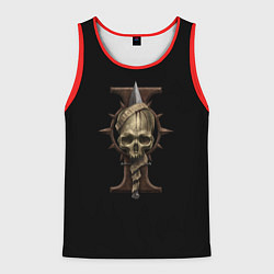 Майка-безрукавка мужская Ассасинорум, цвет: 3D-красный