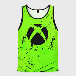 Мужская майка без рукавов Xbox кислотный стиль