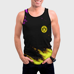 Майка-безрукавка мужская Borussia Dortmund sport, цвет: 3D-черный — фото 2