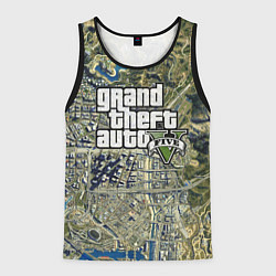 Мужская майка без рукавов GTA 5 карта