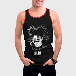 Майка-безрукавка мужская Чосо и сердечко, цвет: 3D-красный — фото 2