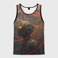 Майка-безрукавка мужская Кибернетический циклоп, цвет: 3D-черный