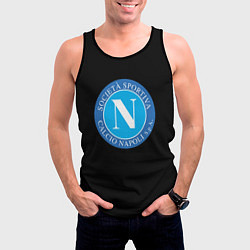 Майка-безрукавка мужская Napoli fc, цвет: 3D-черный — фото 2