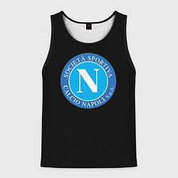 Майка-безрукавка мужская Napoli fc, цвет: 3D-черный