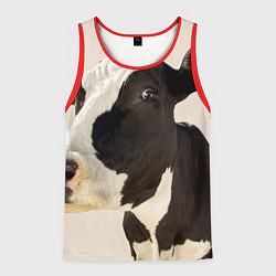 Мужская майка без рукавов Настоящая корова