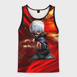 Майка-безрукавка мужская Tokyo Ghoul anime, цвет: 3D-черный
