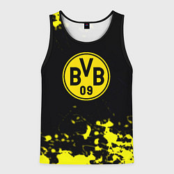 Майка-безрукавка мужская Borussia краски жёлтые, цвет: 3D-черный