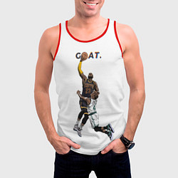 Майка-безрукавка мужская Goat 23 - LeBron James, цвет: 3D-красный — фото 2