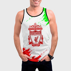 Майка-безрукавка мужская Liverpool краски спорт, цвет: 3D-черный — фото 2