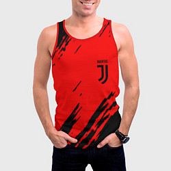 Майка-безрукавка мужская Juventus краски спорт фк, цвет: 3D-красный — фото 2